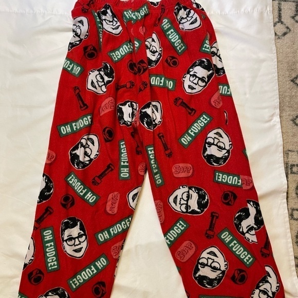 Mens A Christmas Story size medium pajama pants - Picture 4 of 6